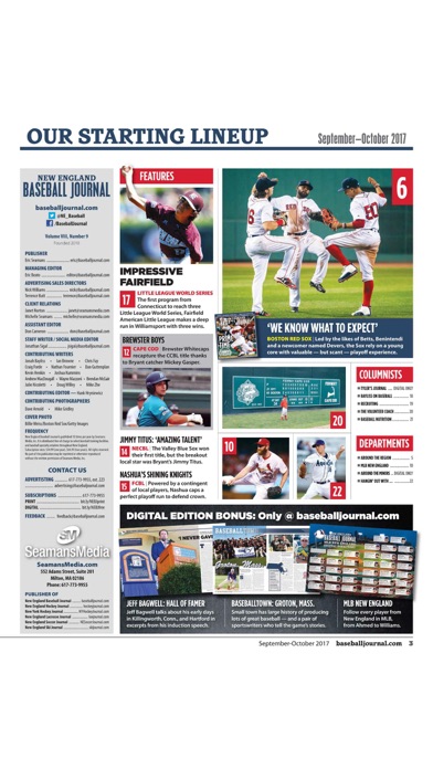 New England Baseball Journal screenshot 2