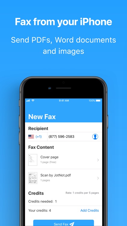JotNot Fax screenshot-3