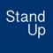 The Stand Up app allows you to take a picture of your team members, start a 15 minute count down timer, check off each person after their contribution and sounds an alarm when the time is up