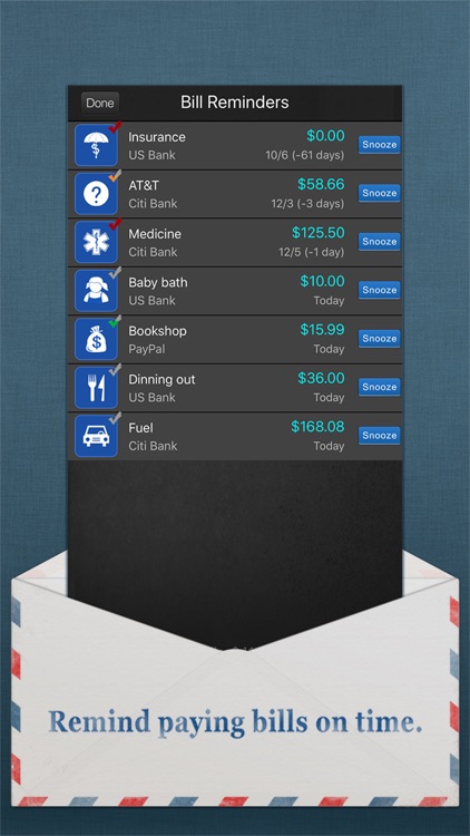 Bills Monitor - Bill Reminder screenshot-4