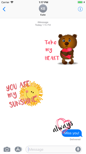 Happy stickers and quotes