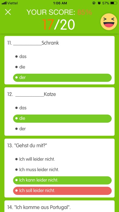 Deutsch Lernen Grammatik A1-B2 screenshot 4