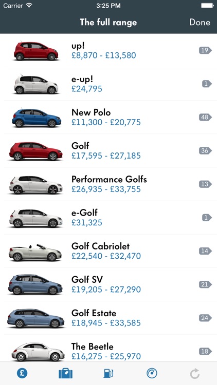 Volkswagen UK Car Configurator