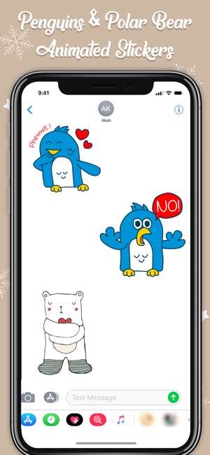 Polar Bear & Penguin Stickers(圖4)-速報App