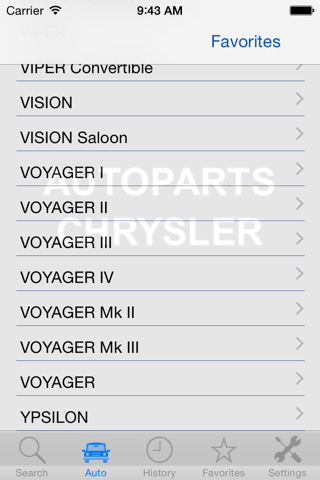 Autoparts for Chrysler screenshot 2