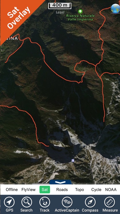 Dolomiti Bellunesi National Park GPS Map Navigator