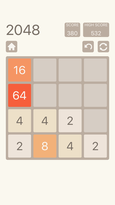 2048 Plus: Number Puzzle Game screenshot 2