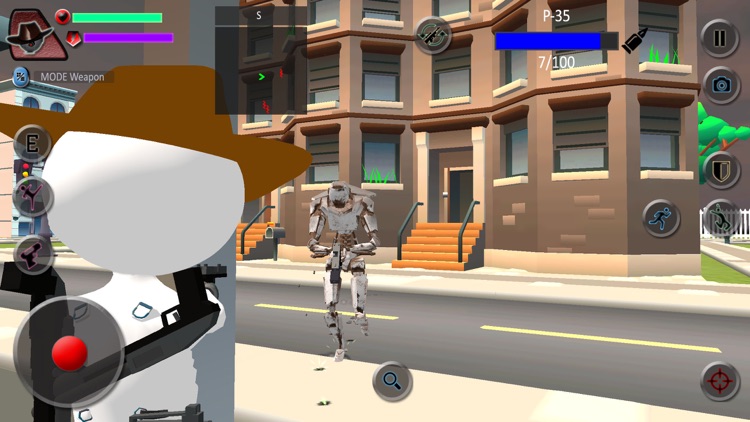 Stickman Robots Battle screenshot-3