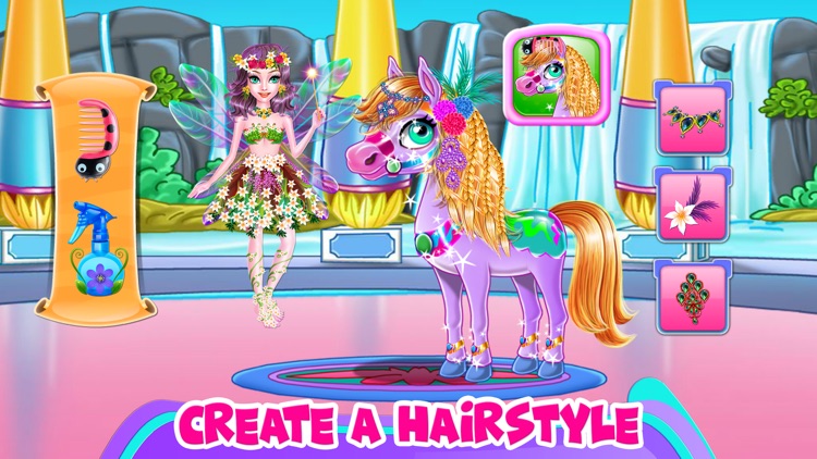 Fairy Horse Braided Hairstyle screenshot-3