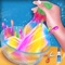 Follow easy steps and learn to make slime toy with this fun learning game