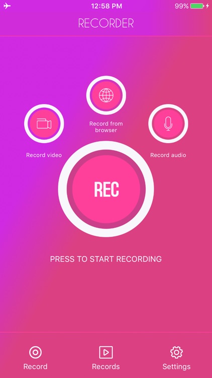 Web Recorder - Record Full Video HD