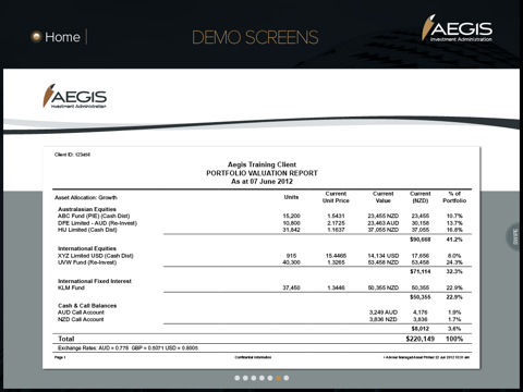 Aegis Investment Admin screenshot 3