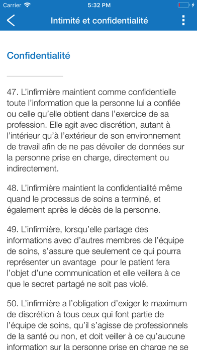 Code d'Ethique screenshot 3