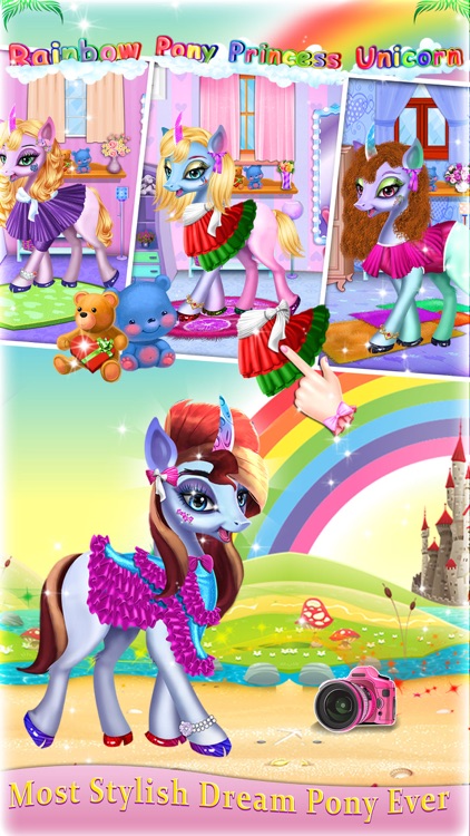 Rainbow Pony Princess Unicorn screenshot-4