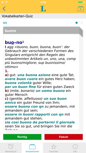 Italienisch XL Pro Wörterbuch(圖3)-速報App