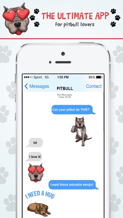How to cancel & delete PitbullMoji - Pit Bull Emojis from iphone & ipad 3