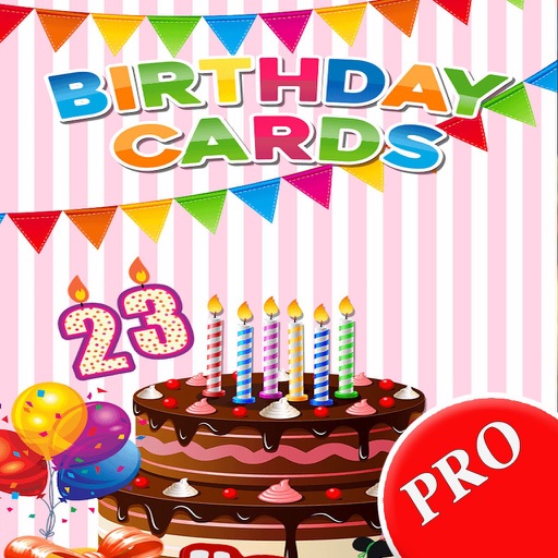 Birthday Greetings Card PRO icon