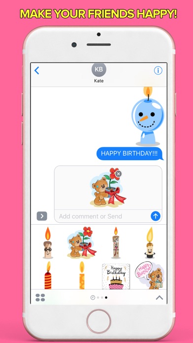 Celebrate Birthday Emojis screenshot 2
