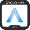 CYCLO NAV ist eine smarte Fahrradnavigation-App für die Punkt-zu-Punkt-Navigation nach gpx-Tracks