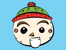 Express yourself with Little Snowman stickers this holiday season