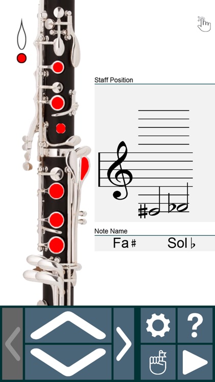 Visual Clarinet Fingerings