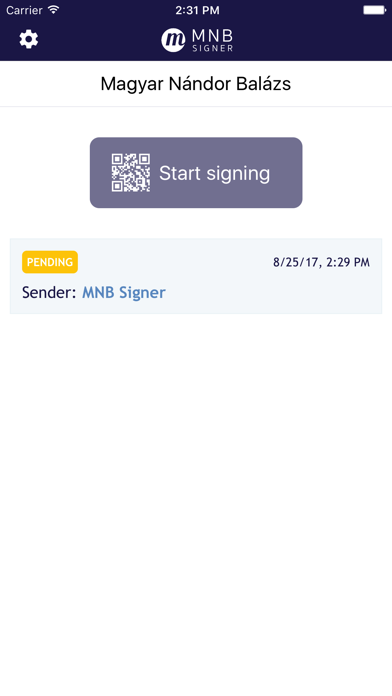 How to cancel & delete MNBSigner from iphone & ipad 1