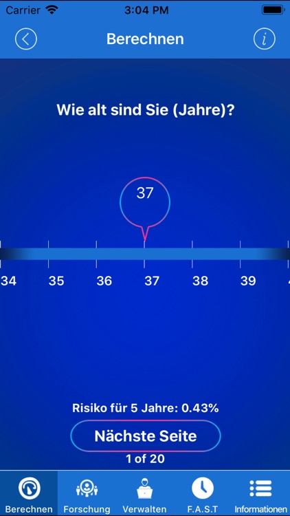 Stroke Riskometer German Lite