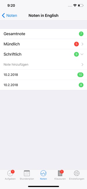 MARK - Mein Schülermanager(圖5)-速報App