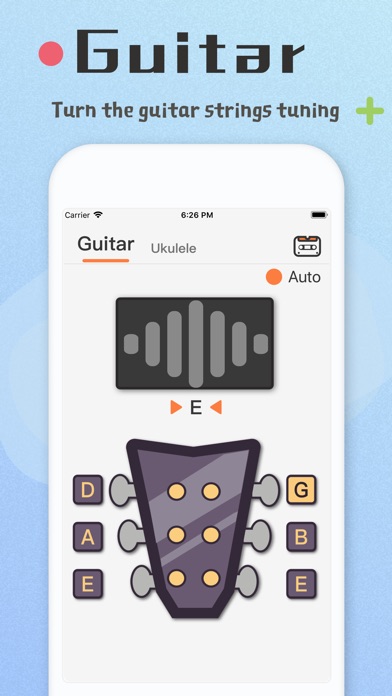 GuitarMas&Ukulele Chords Tuner screenshot 2