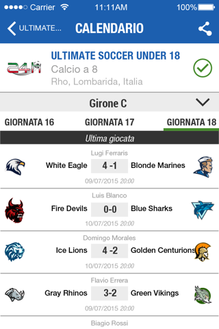 Sport Eventi screenshot 3