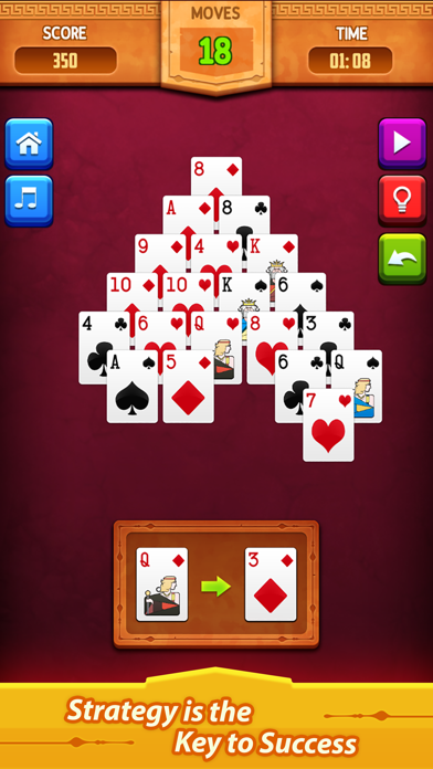 How to cancel & delete Pyramid Solitaire: Card Game from iphone & ipad 4