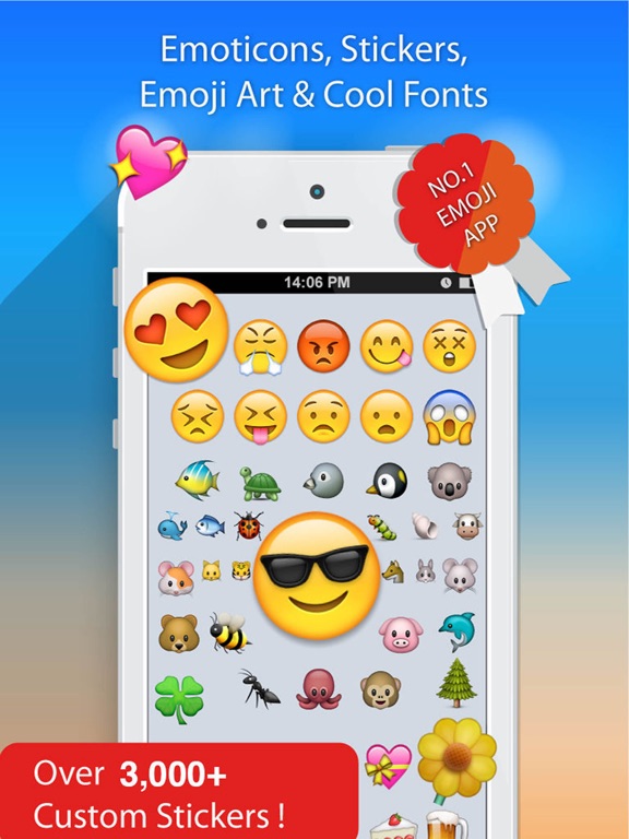 Emoji Emoticons Text Pic Art & New Stickers 2017のおすすめ画像1