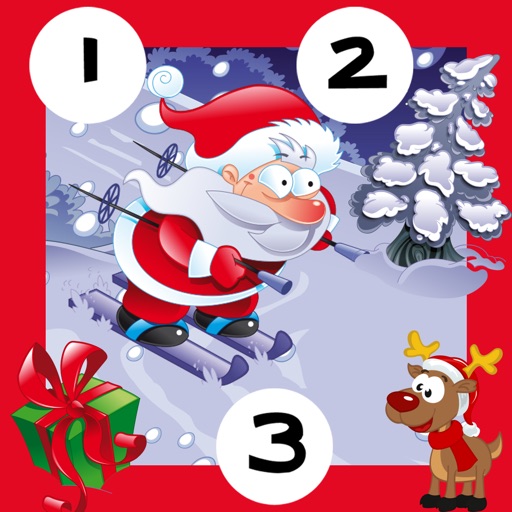 123 Count-ing Christmas Animals & Santa: Learn-ing Number-s To Ten Kid-s Game Icon