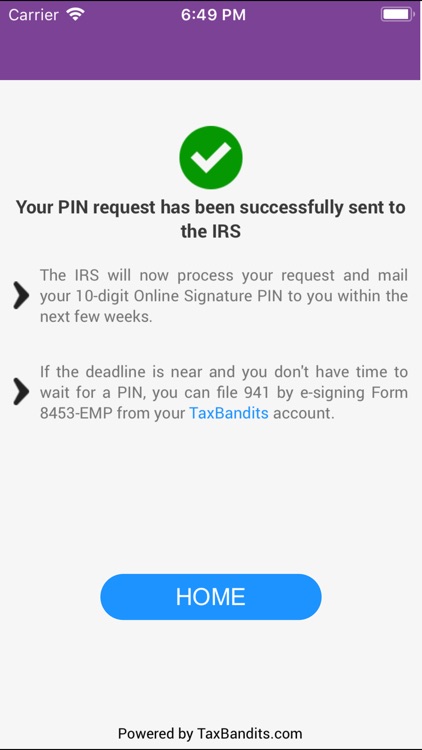 Form 94x Online Signature PIN screenshot-4