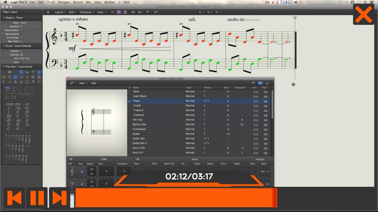 Score Editor in Logic Pro X