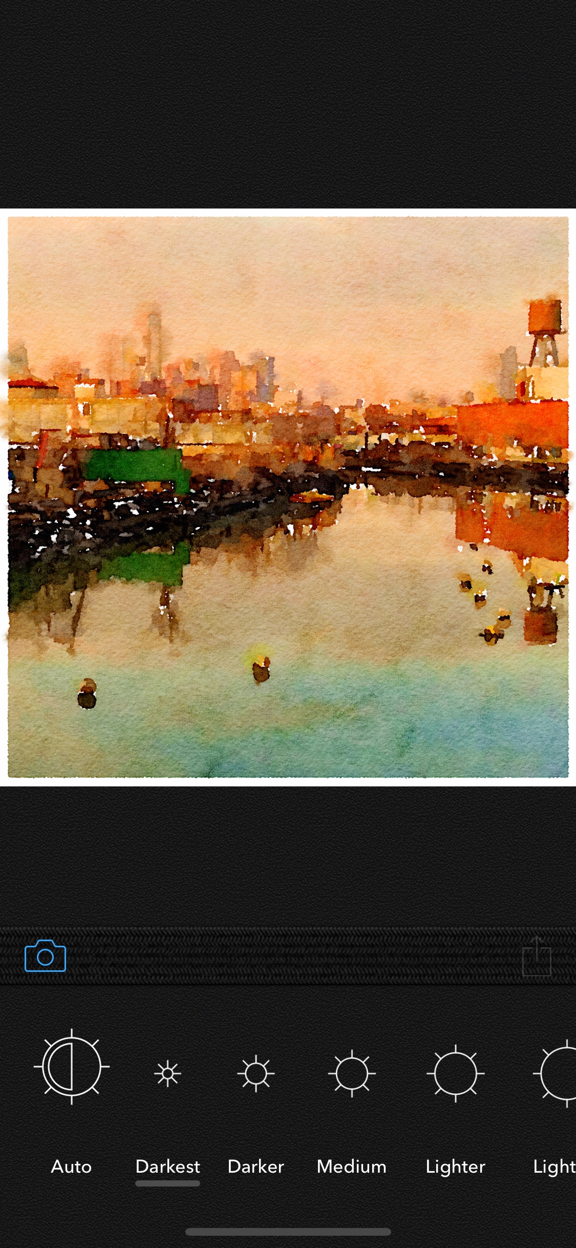 Screenshot do app Waterlogue