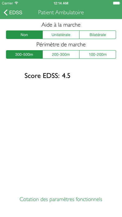 Score EDSS facile Score EDSS facile