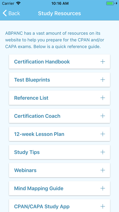 CPAN® CAPA® Certification App screenshot 4