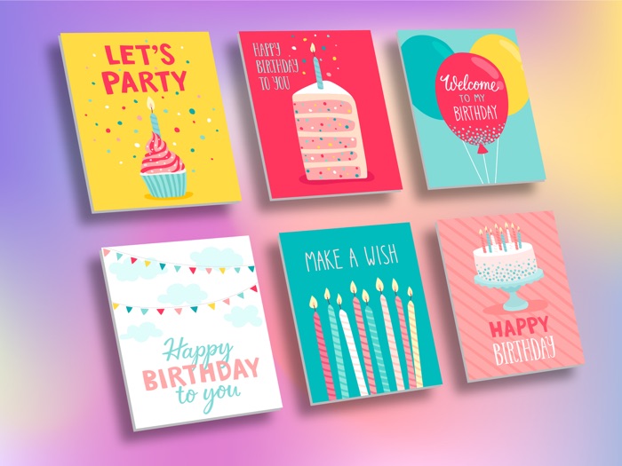 Birthday Cards Wishes Stickers