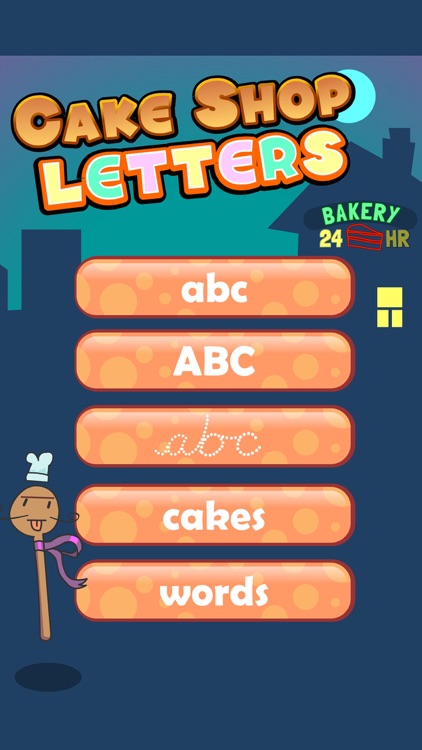 Cake Shop Letters Lite