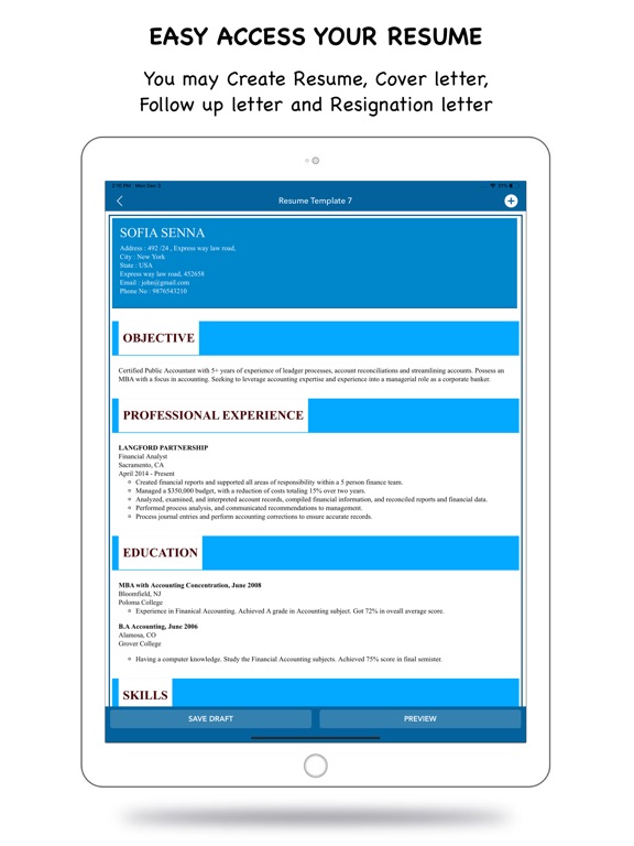 My Resume Builder Cv Maker App Price Drops