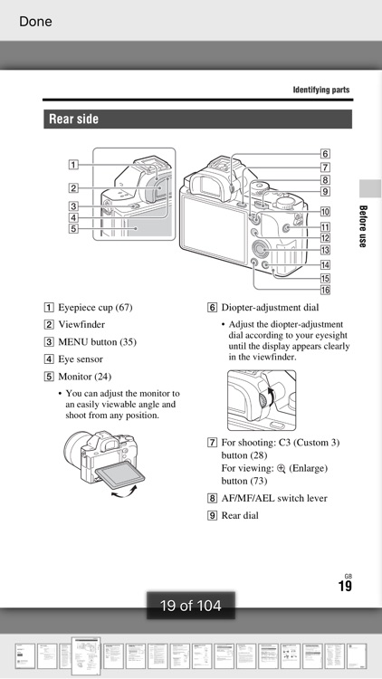 Sony Camera Handbooks