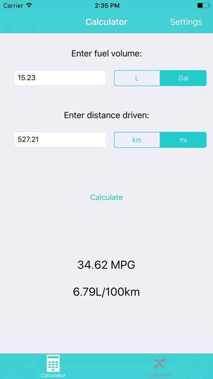 Fuel Economy Utility