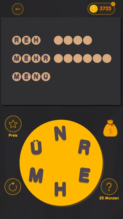 Wort Mond - Uncramble Wörter screenshot 2