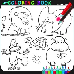 Animals coloring book