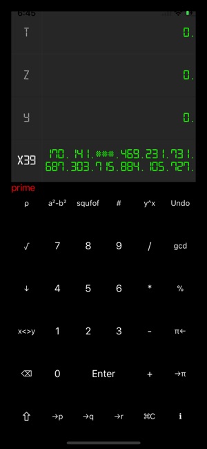 RPN Big Integer Calculator