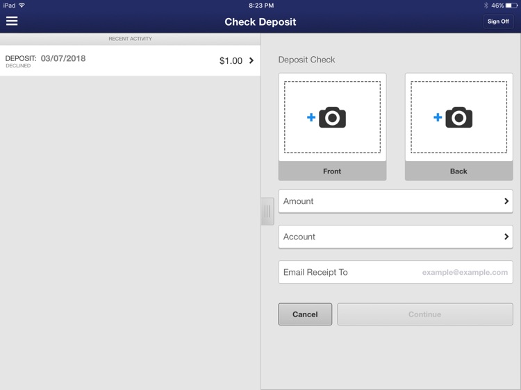 Oritani Bank Mobile for iPad screenshot-4