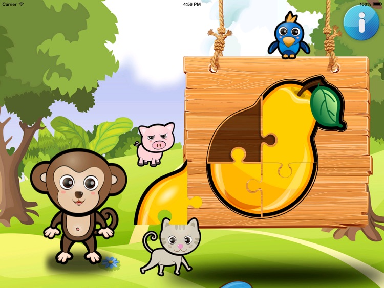 ABC Jungle Puzzle Game HD - for all ages screenshot-3