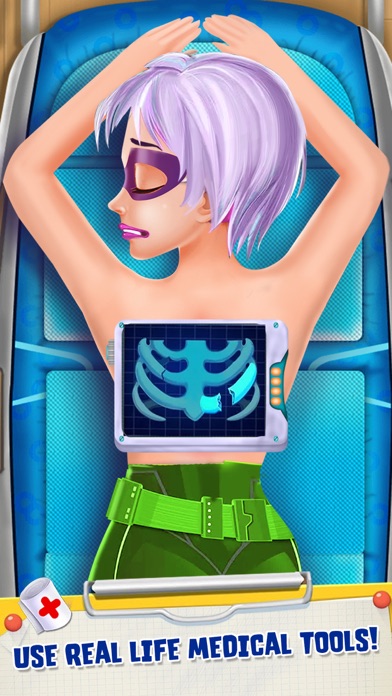 Super Hero Girl Surgery Games screenshot 4