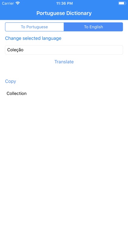 Portuguese Dictionary Pro screenshot-3